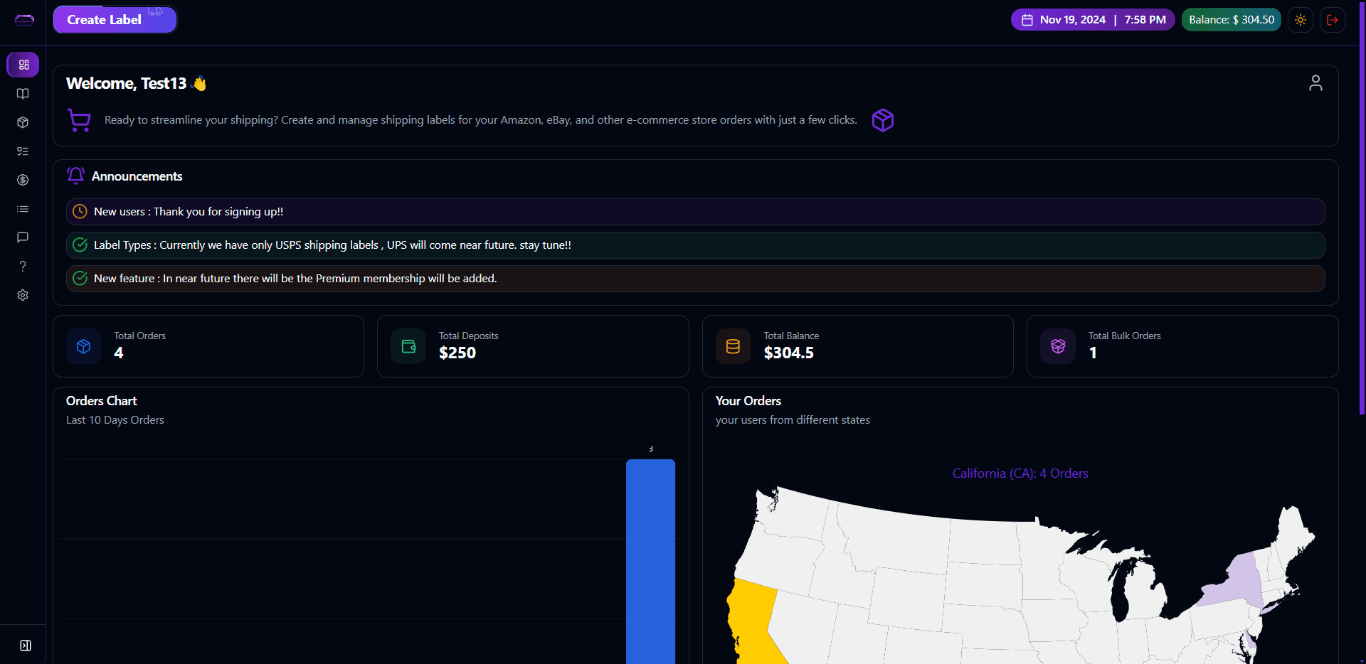 Dashboard Preview